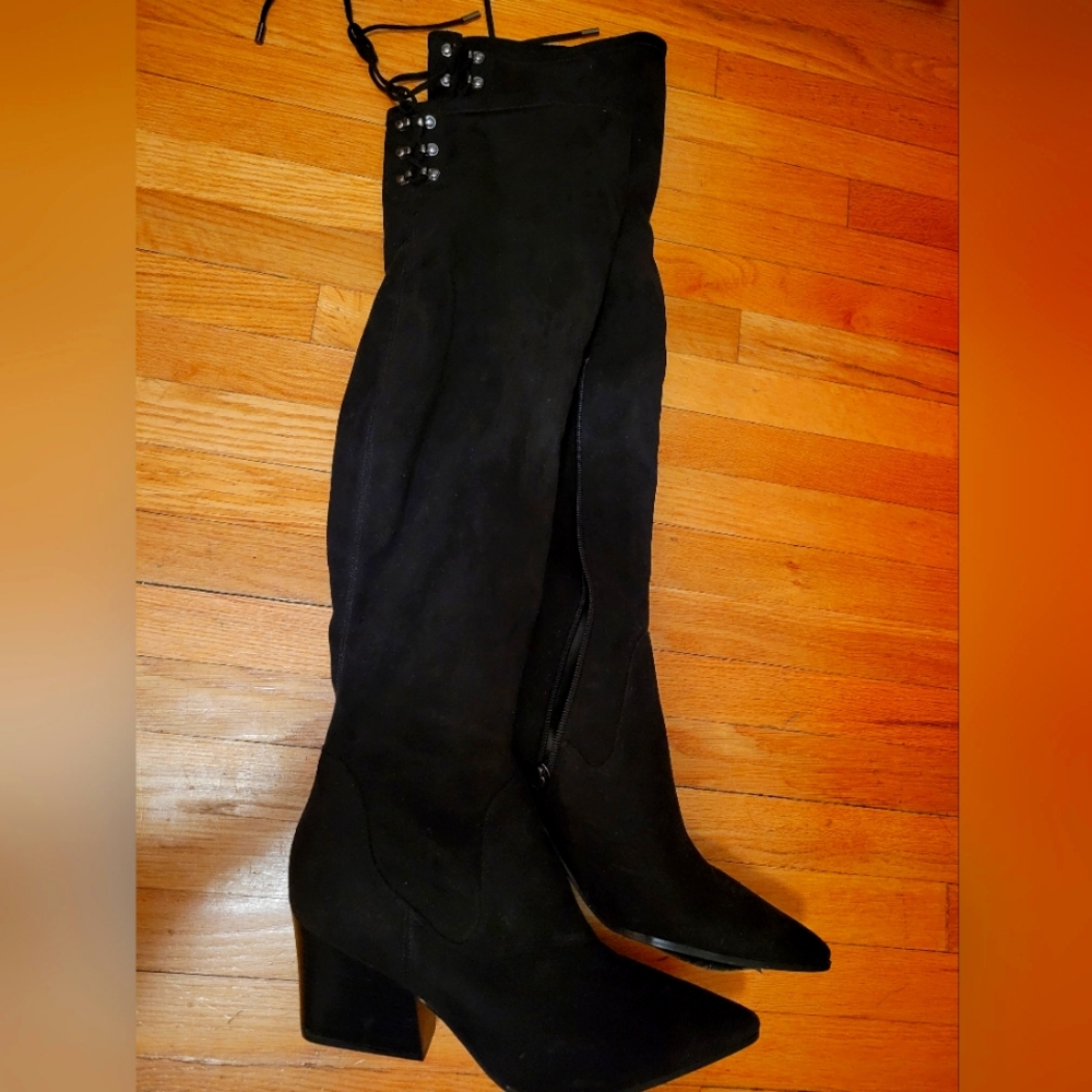 New kendal + Kylie boots over knee like new